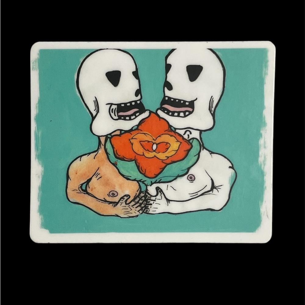Hand drawn art stickers